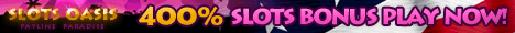 Slots Oasis - 400% Slots Bonus